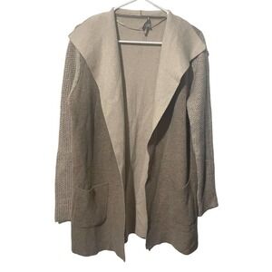 𝅺donna Lane Wool & Cashmere Open Front Cardigan w/Pockets